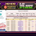 Bukti Jp MEME4D Togel Online 22 Juni 2025