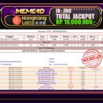 Bukti Jp MEME4D Togel Online 28 Juni 2025