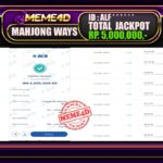 Bukti Jp MEME4D Slot Online 06 Juli 2025