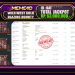 Bukti Jp MEME4D Slot Online 12 Juli 2025