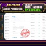 Bukti Jp MEME4D Slot Online 05 Juli 2025