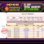 Bukti Jp MEME4D Togel Online 02 Juli 2025