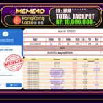 Bukti Jp MEME4D Togel Online 15 Juli 2025