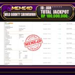 Bukti Jp MEME4D Slot Online 04 Juli 2025