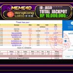 Bukti Jp MEME4D Togel Online 26 Juli 2025