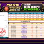Bukti Jp MEME4D Togel Online 09 Juli 2025