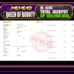 Bukti Jp MEME4D Slot Online 29 Juli 2025