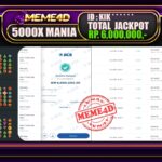 Bukti Jp MEME4D Slot Online 04 Juli 2025