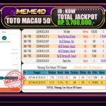 Bukti Jp MEME4D Togel Online 01 Juli 2025