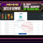 Bukti Jp MEME4D Slot Online 24 Juli 2025