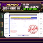 Bukti Jp MEME4D Slot Online 16 Juli 2025