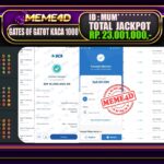 Bukti Jp MEME4D Slot Online 02 Juli 2025