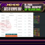 Bukti Jp MEME4D Slot Online 25 Juli 2025