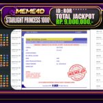 Bukti Jp MEME4D Slot Online 09 Juli 2025