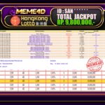 Bukti Jp MEME4D Togel Online 09 Juli 2025