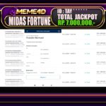 Bukti Jp MEME4D Slot Online 17 Juli 2025