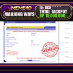 Bukti Jp MEME4D Slot Online 10 Juli 2025