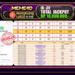 Bukti Jp MEME4D Togel Online 10 Juli 2025