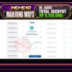 Bukti Jp MEME4D Slot Online 05 AGUSTUS 2025