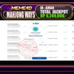 Bukti Jp MEME4D Slot Online 31 Agustus 2025