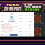 Bukti Jp MEME4D Slot Online 11 AGUSTUS 2025