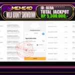 Bukti Jp MEME4D Slot Online 15 AGUSTUS 2025