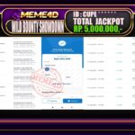 Bukti Jp MEME4D Slot Online 22 Agustus 2025
