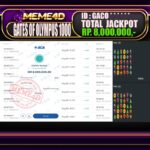 Bukti Jp MEME4D Slot Online 16 AGUSTUS 2025