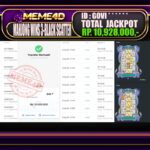 Bukti Jp MEME4D Slot Online 23 Agustus 2025