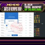 Bukti Jp MEME4D Slot Online 10 AGUSTUS 2025