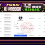Bukti Jp MEME4D Slot Online 23 Agustus 2025