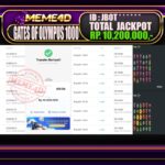 Bukti Jp MEME4D Slot Online 05 AGUSTUS 2025