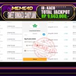 Bukti Jp MEME4D Slot Online 27 Agustus 2025
