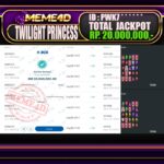 Bukti Jp MEME4D Slot Online 22 Agustus 2025