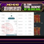 Bukti Jp MEME4D Slot Online 26 Agustus 2025