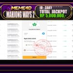 Bukti Jp MEME4D Slot Online 25 Agustus 2025