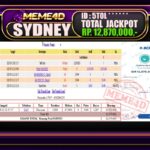 Bukti Jp MEME4D Togel Online 13 September 2025