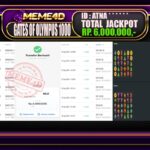 Bukti Jp MEME4D Slot Online 02 September 2025