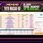 Bukti Jp MEME4D Togel Online 04 September 2025