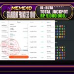 Bukti Jp MEME4D Slot Online 01 September 2025