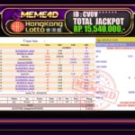Bukti Jp MEME4D Togel Online 30 September 2025