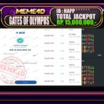 Bukti Jp MEME4D Slot Online 30 September 2025