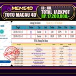 Bukti Jp MEME4D Togel Online 19 September 2025