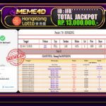 Bukti Jp MEME4D Togel Online 18 September 2025