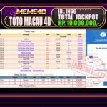 Bukti Jp MEME4D Togel Online 30 September 2025