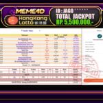 Bukti Jp MEME4D Togel Online 14 September 2025