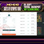Bukti Jp MEME4D Slot Online 13 September 2025
