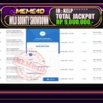 Bukti Jp MEME4D Slot Online 05 September 2025