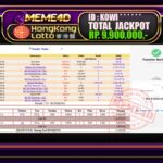 Bukti Jp MEME4D Togel Online 21 September 2025
