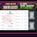 Bukti Jp MEME4D Slot Online 04 September 2025